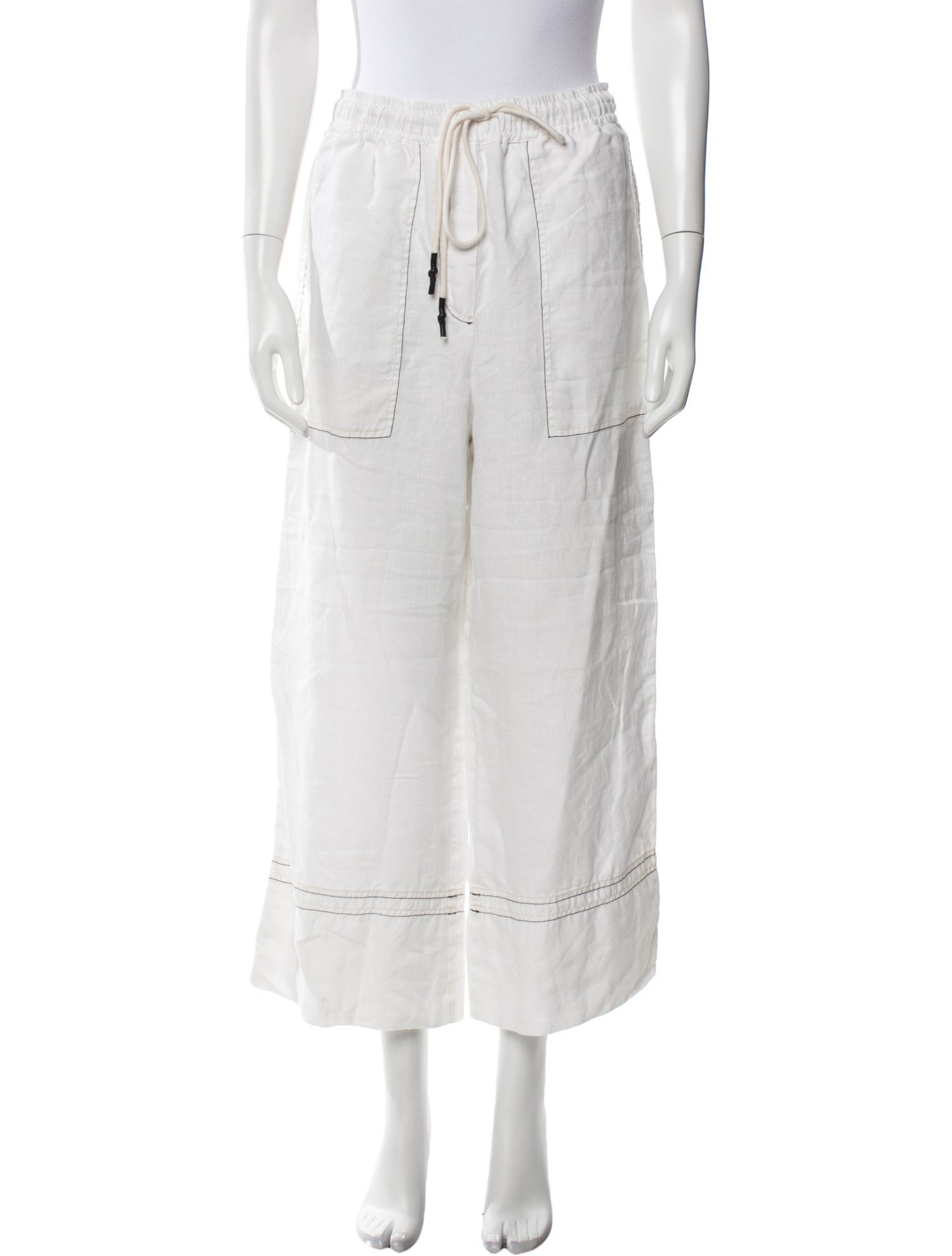 Lee Mathews Linen Wide Leg Pants