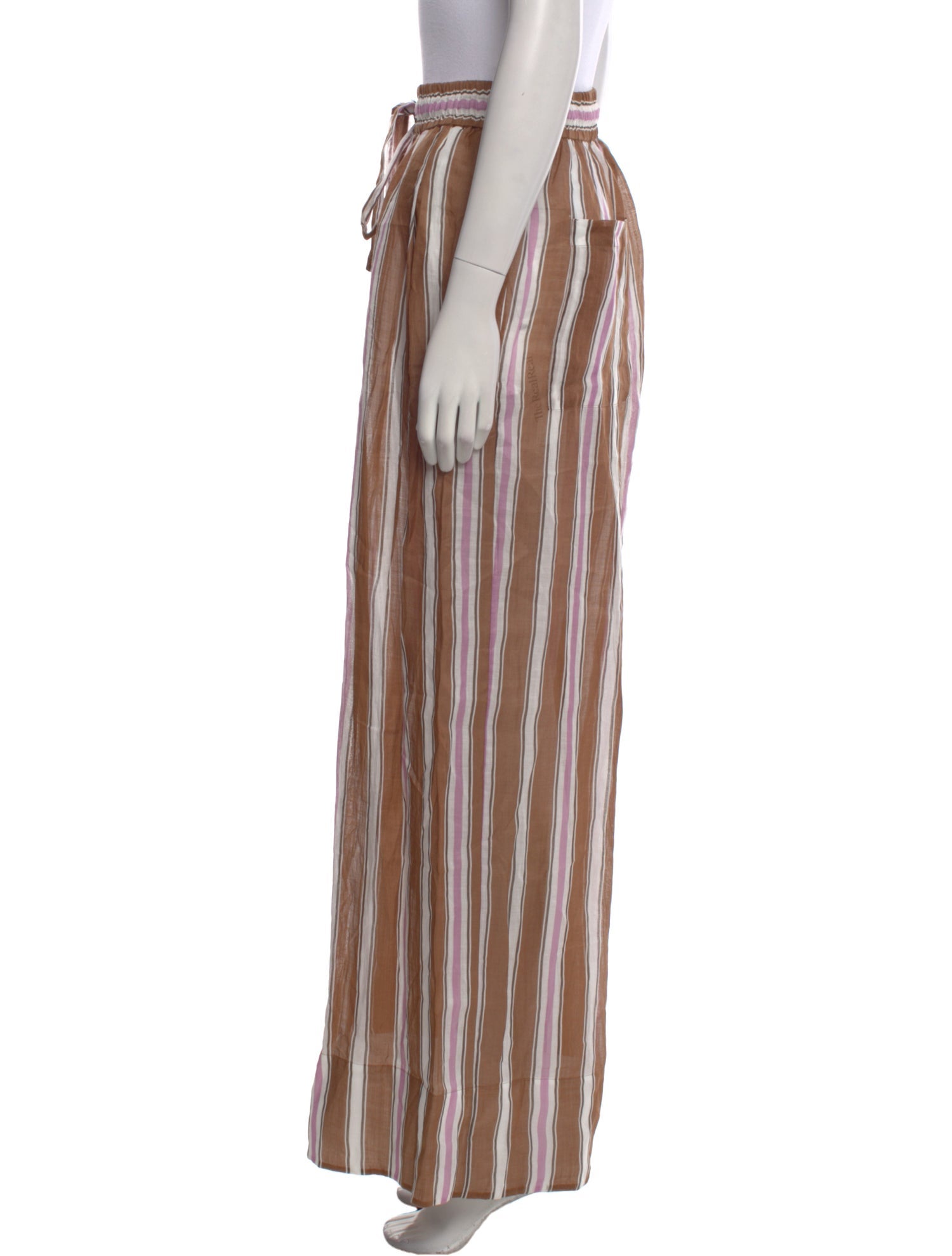 Lee Mathews Silk Wide Leg Pants