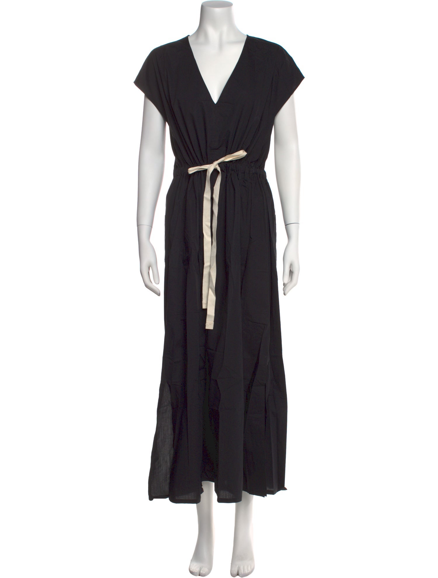 Lee Mathews V-Neck Long Dress
