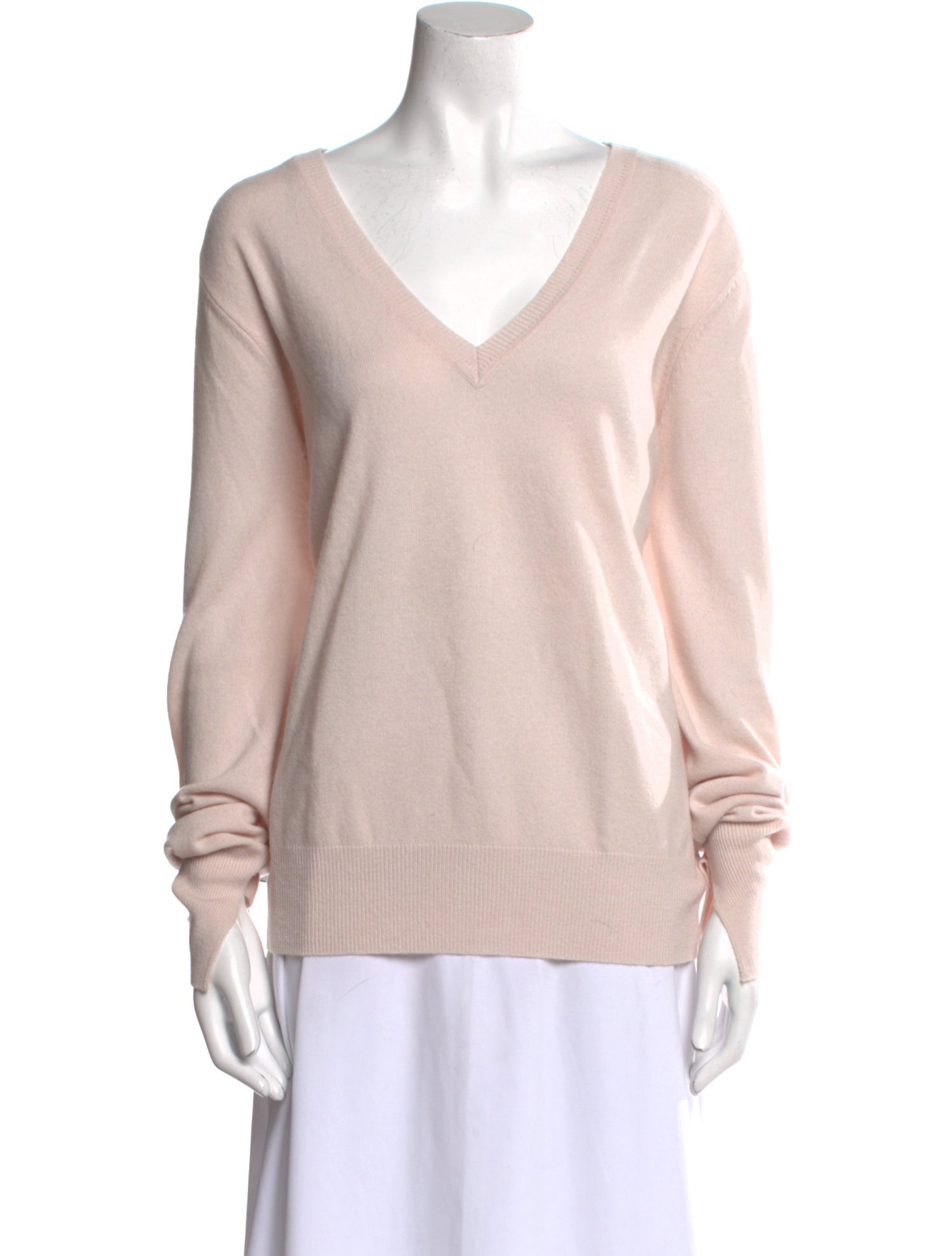 Lee Mathews Cashmere V-Neck Sweater