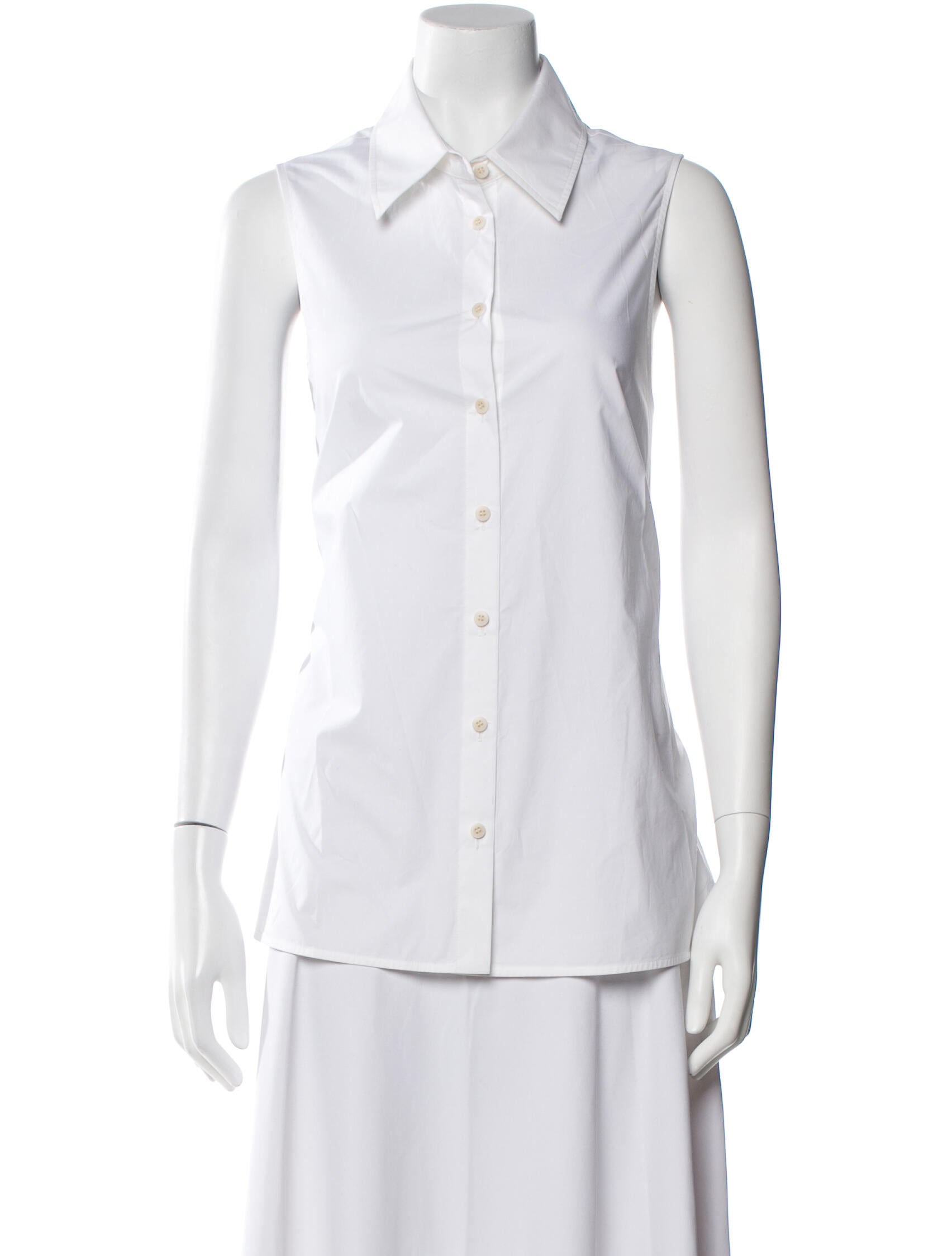 Lee Mathews Sleeveless Button-Up Top w/ Tags