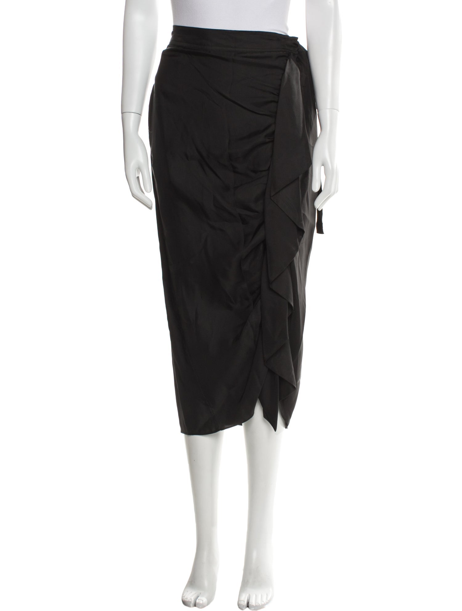 Lee Mathews Silk Midi Length Skirt w/ Tags