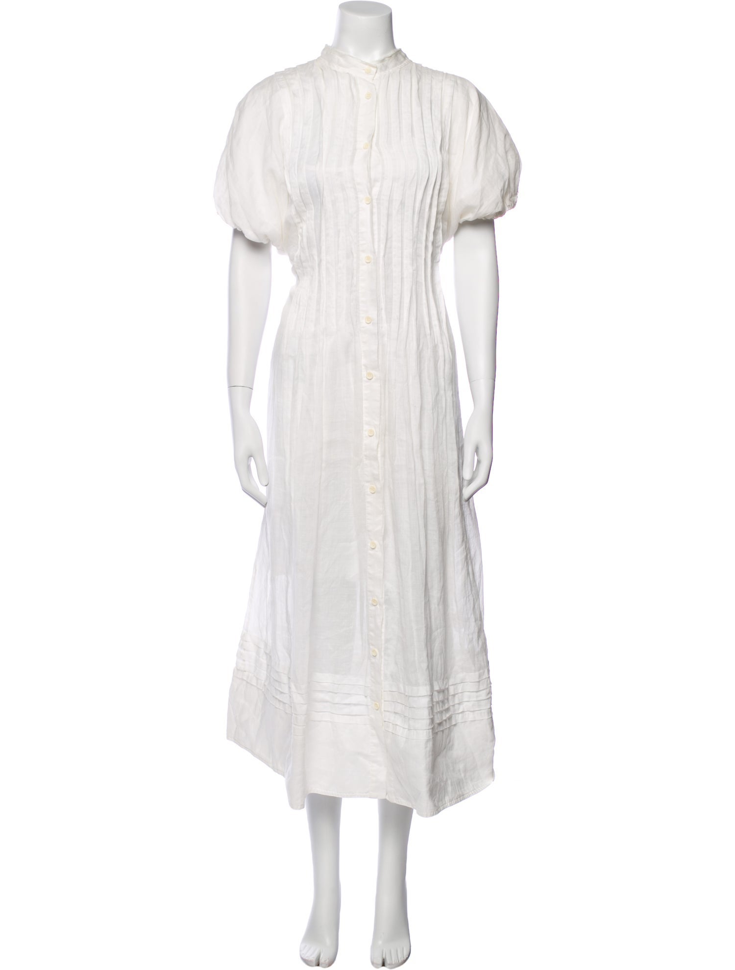 Lee Mathews Mock Neck Long Dress