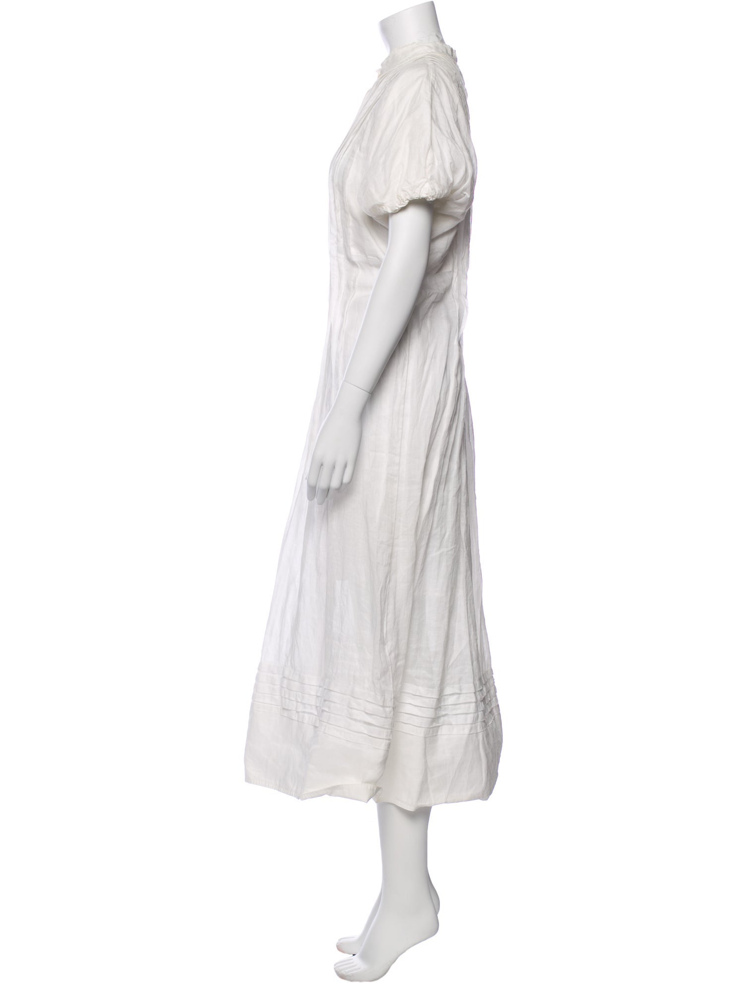 Lee Mathews Mock Neck Long Dress