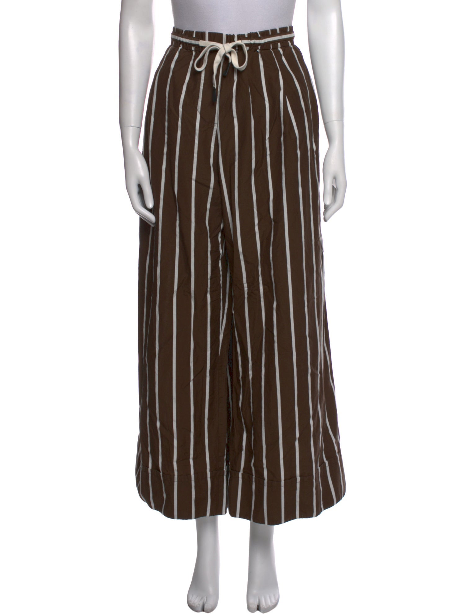 Lee Mathews Striped Wide Leg Pants