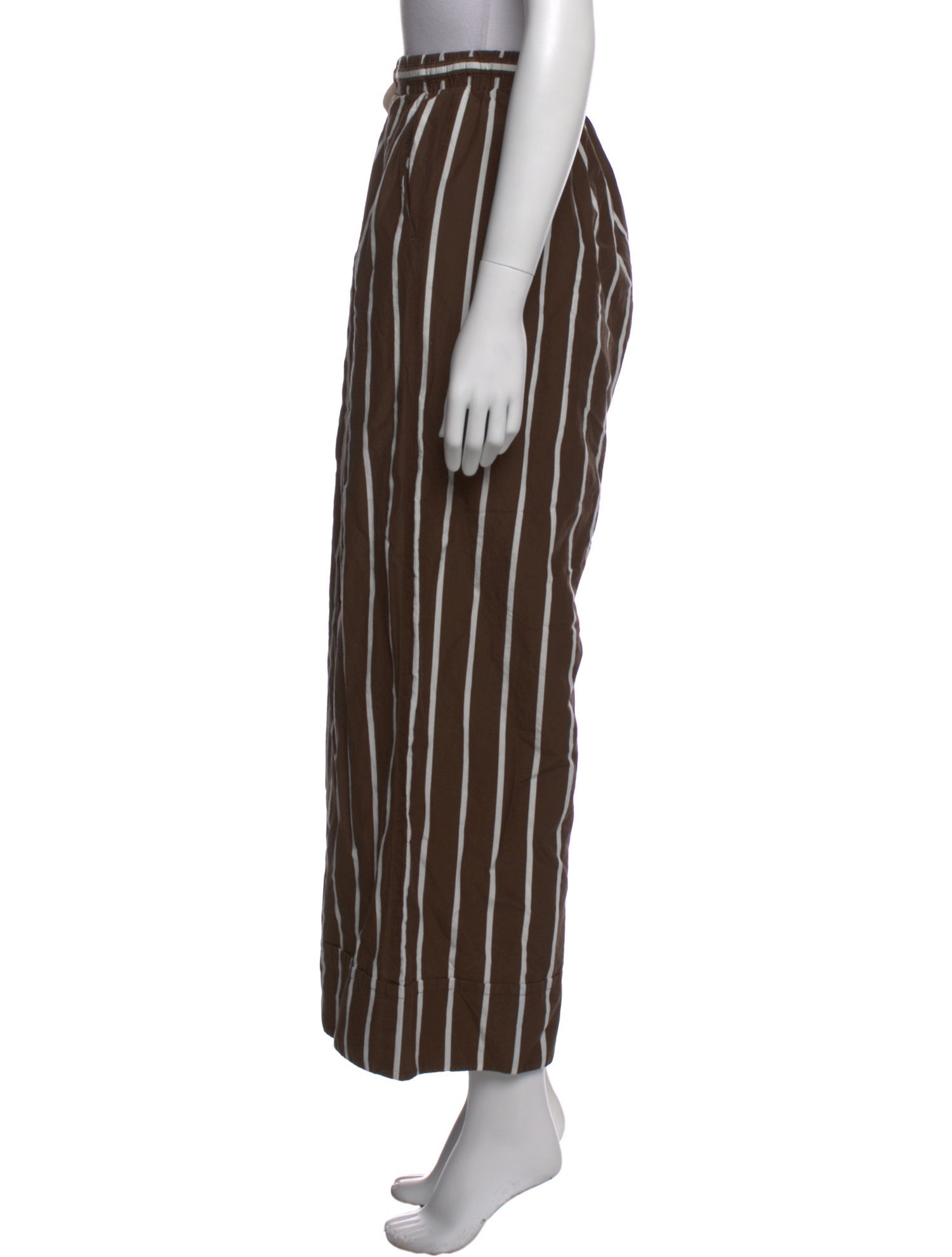 Lee Mathews Striped Wide Leg Pants