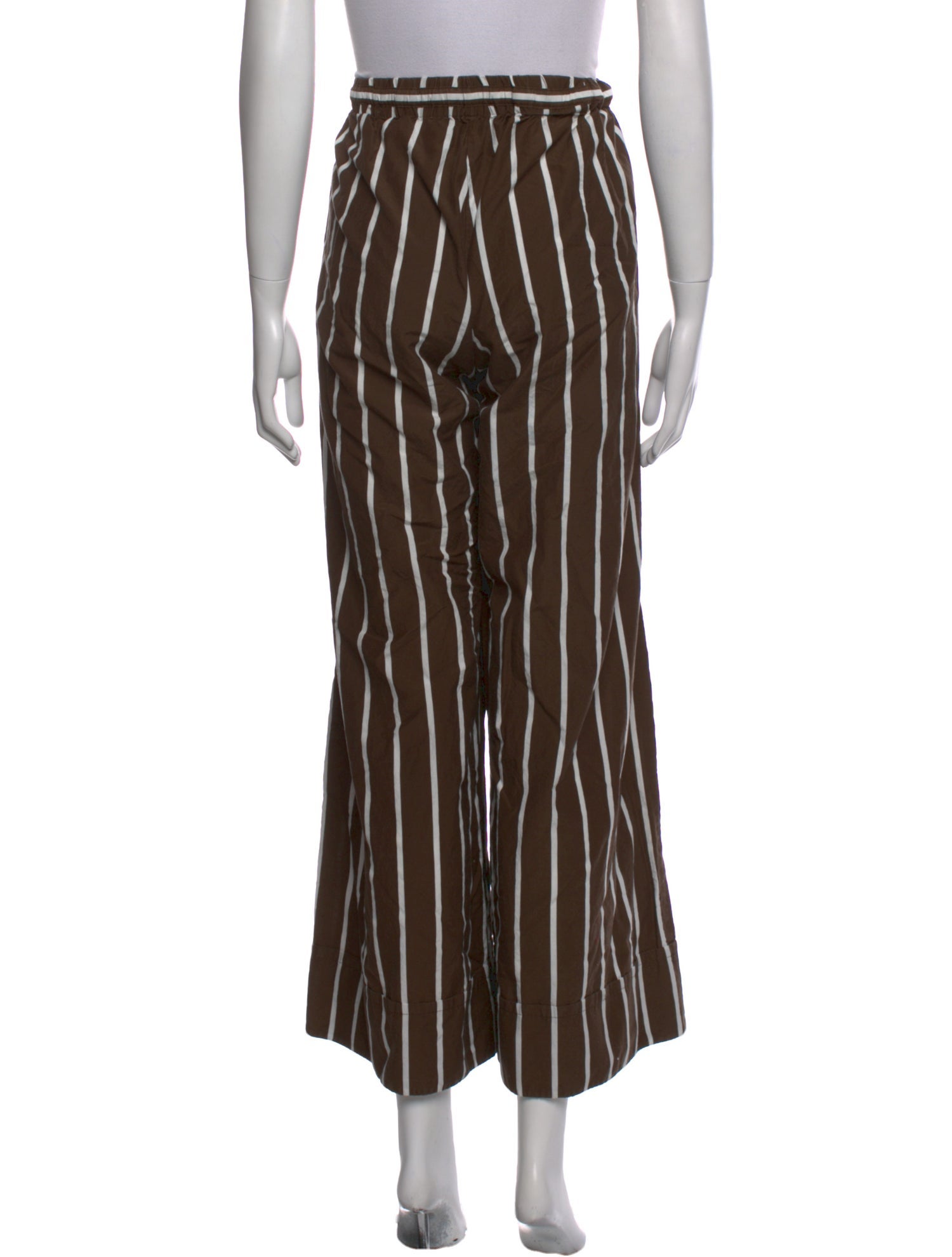 Lee Mathews Striped Wide Leg Pants
