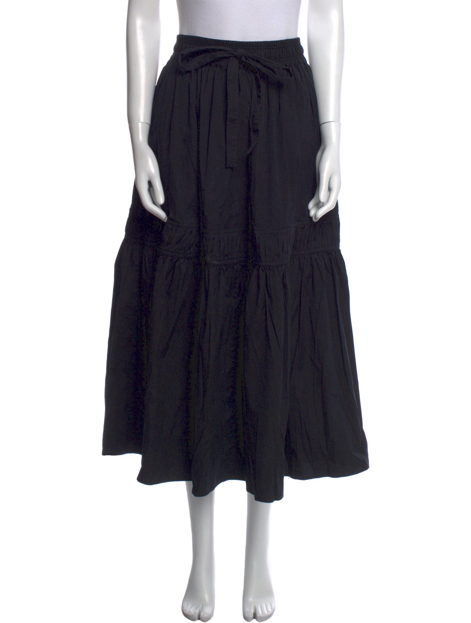 Lee Mathews Ruffle Embellishment Midi Length Skirt