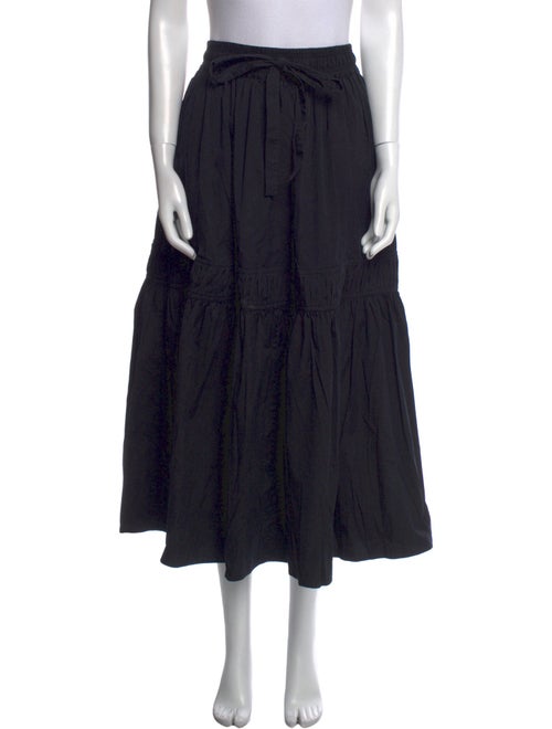 Lee Mathews Ruffle Embellishment Midi Length Skirt