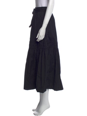 Lee Mathews Ruffle Embellishment Midi Length Skirt