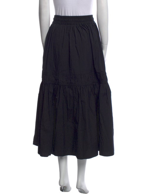 Lee Mathews Ruffle Embellishment Midi Length Skirt