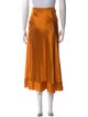 Lee Mathews Silk Midi Length Skirt