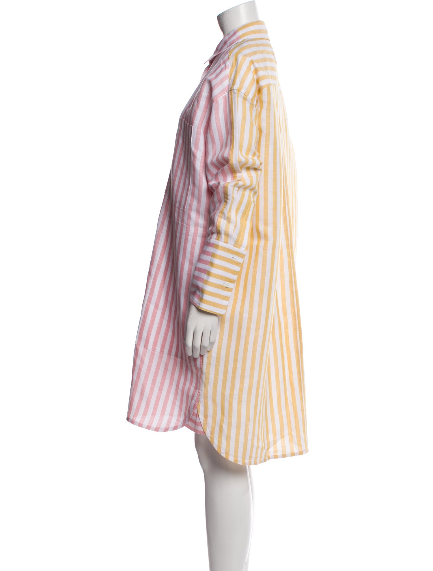 Lee Mathews Linen Midi Length Dress