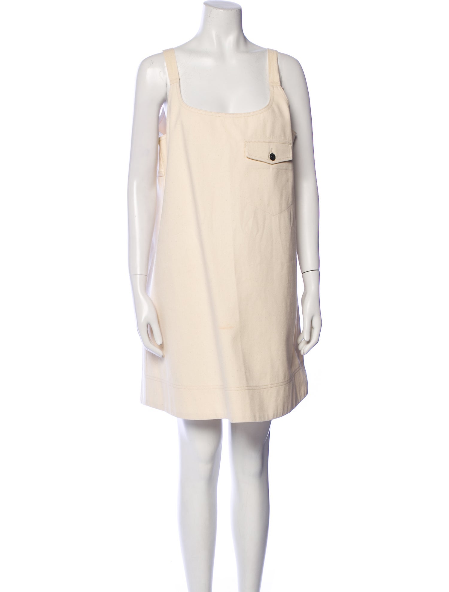 Lee Mathews Scoop Neck Mini Dress