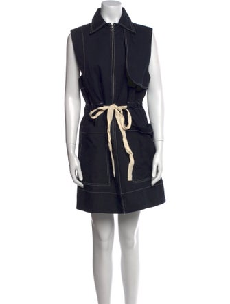 Lee Mathews Knee-Length Dress