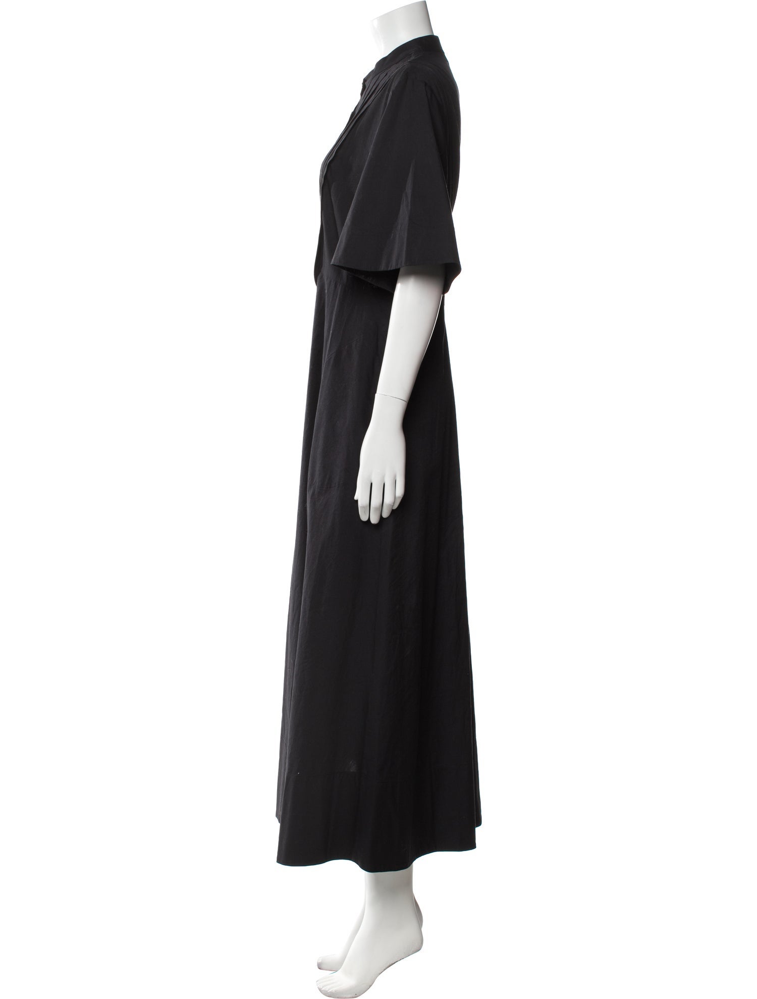 Lee Mathews Mock Neck Long Dress