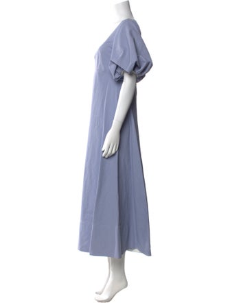 Lee Mathews Linen Long Dress