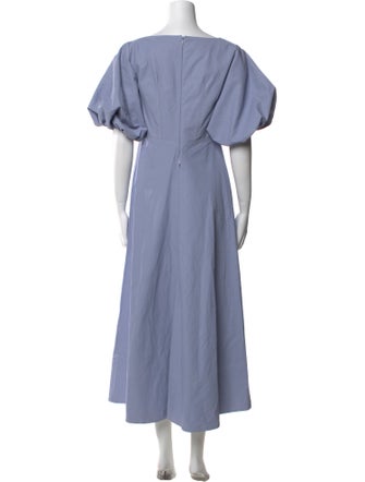 Lee Mathews Linen Long Dress