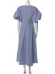 Lee Mathews Linen Long Dress
