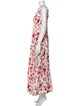 Lee Mathews Linen Long Dress