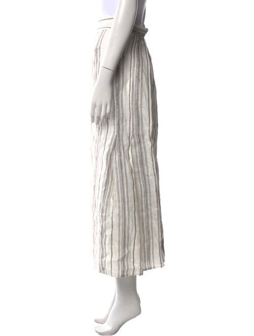 Lee Mathews Striped Midi Length Skirt