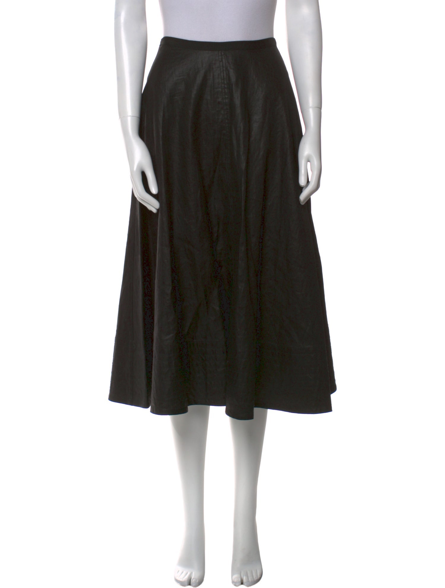 Lee Mathews Linen Midi Length Skirt