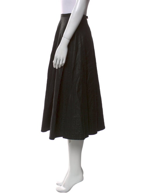 Lee Mathews Linen Midi Length Skirt