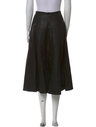 Lee Mathews Linen Midi Length Skirt