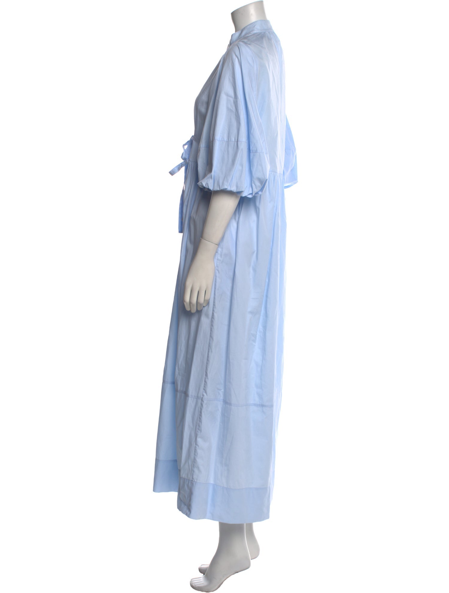 Lee Mathews Mock Neck Long Dress