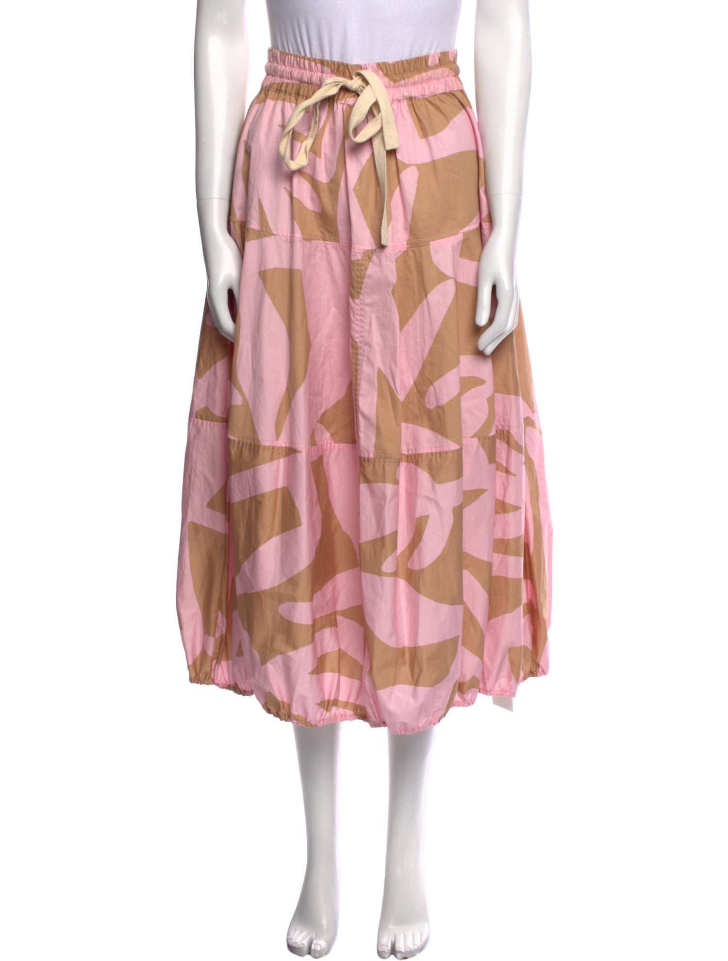 Lee Mathews Printed Midi Length Skirt