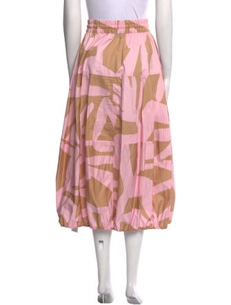 Lee Mathews Printed Midi Length Skirt