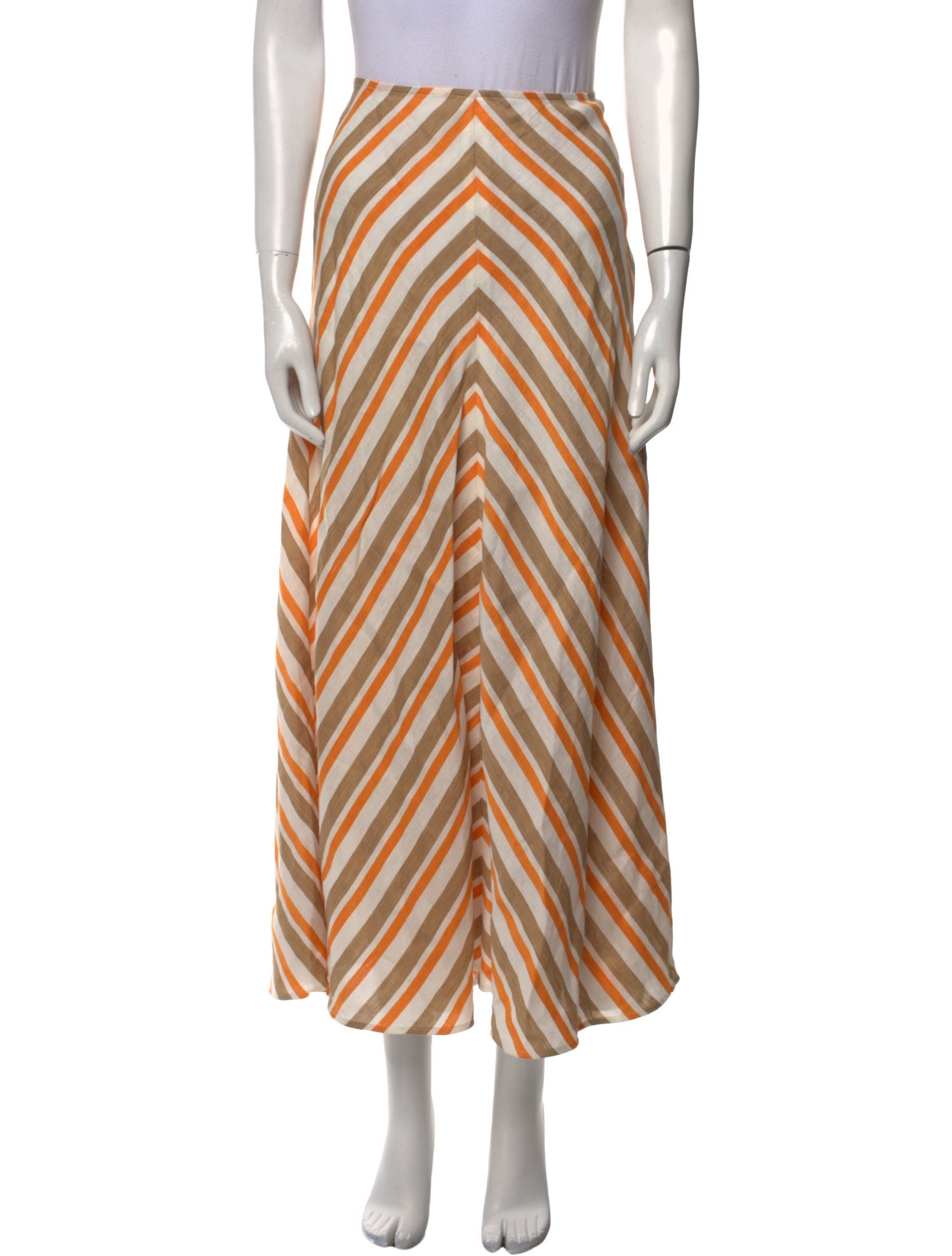 Lee Mathews Linen Midi Length Skirt w/ Tags