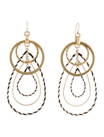 Devon Leigh Multi-Link Wrap Drop Earrings