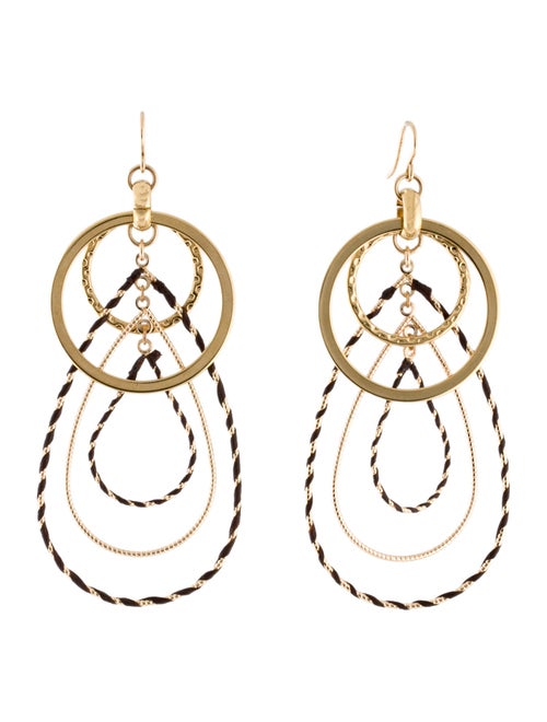 Devon Leigh Multi-Link Wrap Drop Earrings