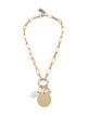 Devon Leigh Pearl and Crystal Pendant Necklace