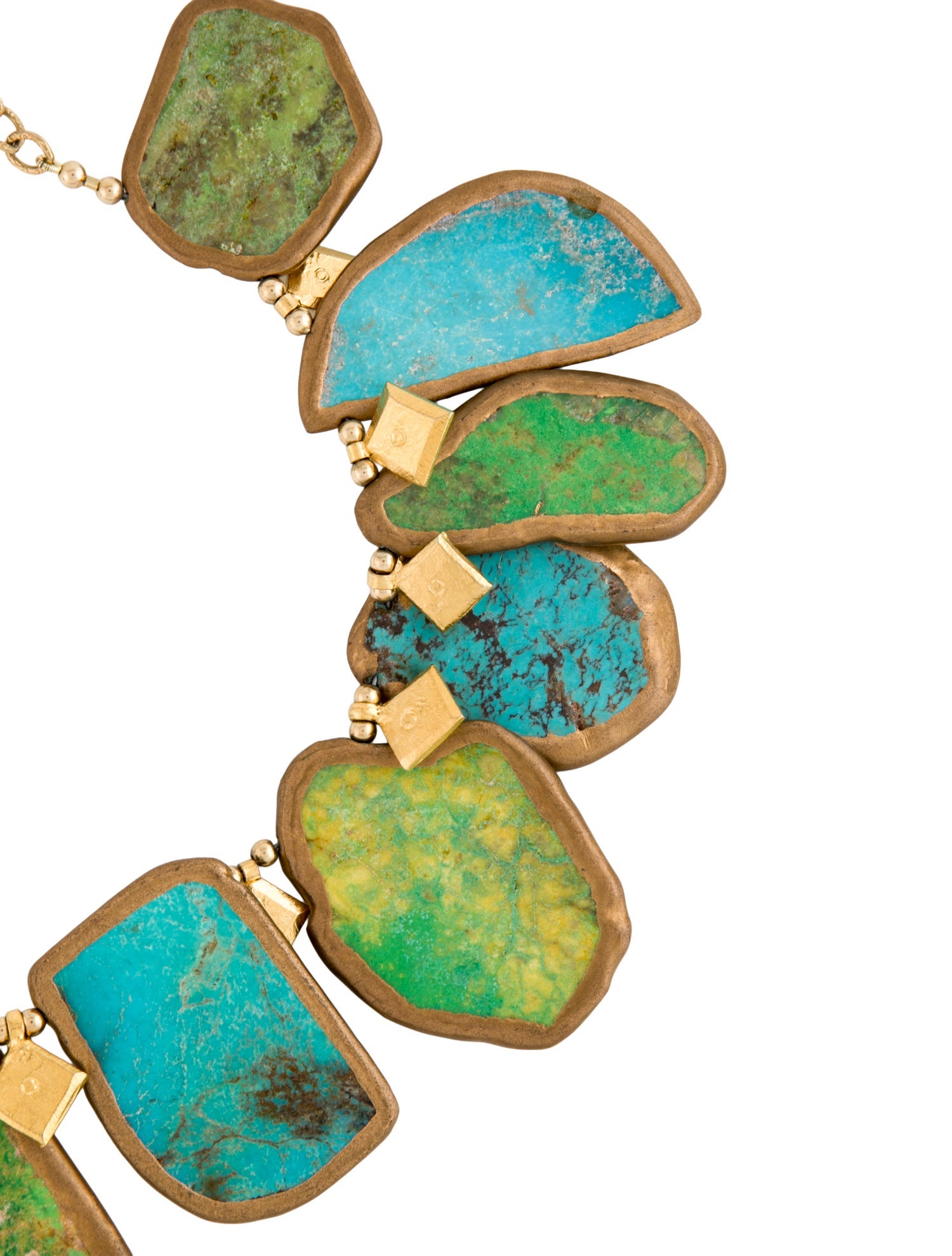 Devon Leigh Multistone Statement Collar Necklace