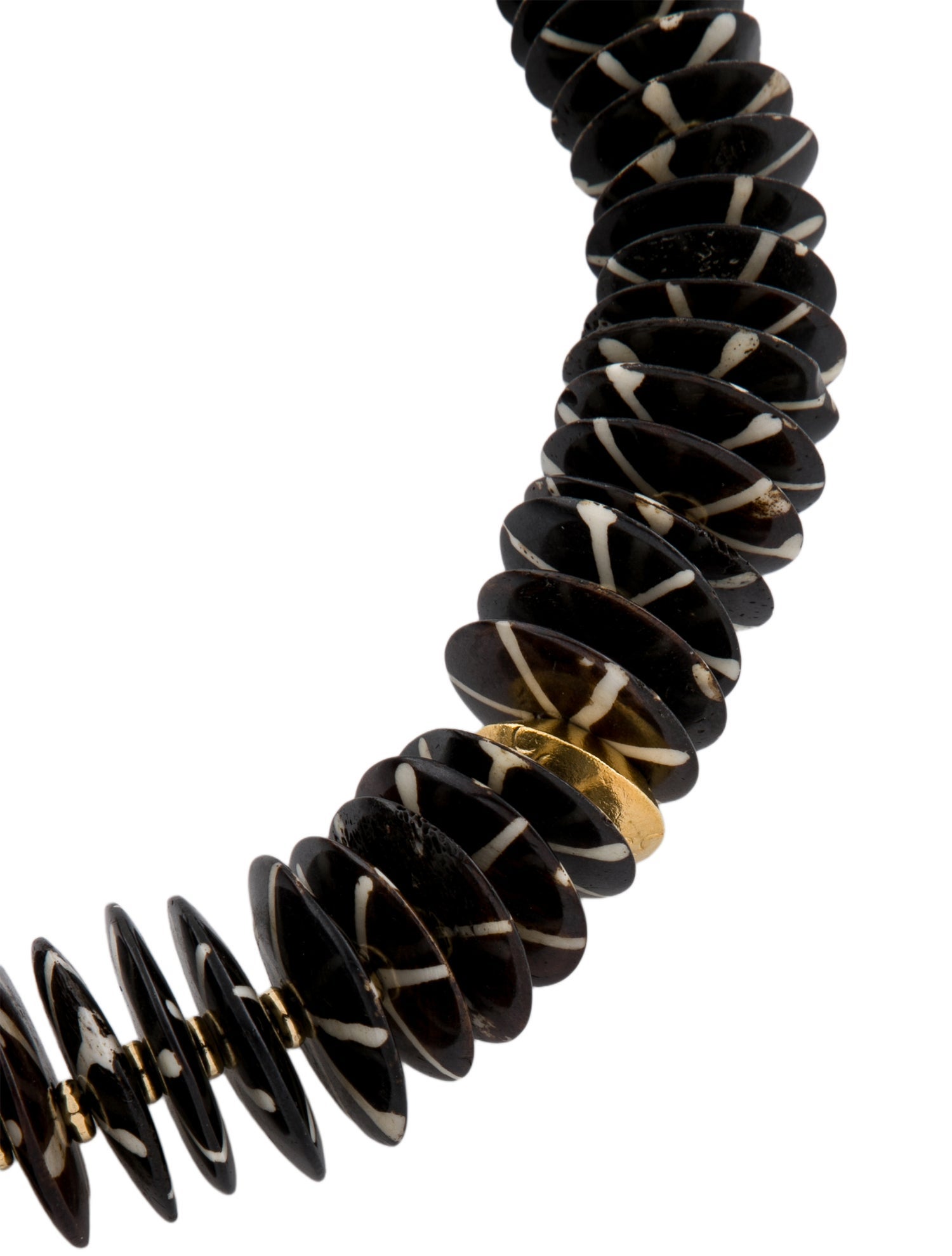 Devon Leigh Horn Disc Collar Necklace