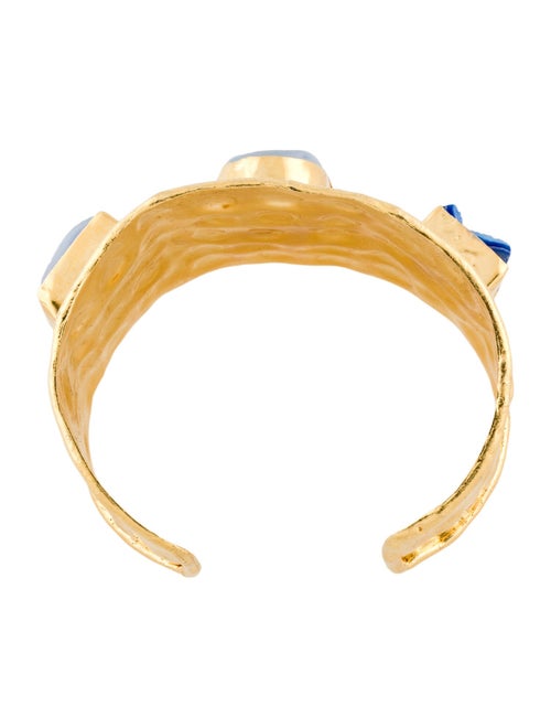 Devon Leigh Drusy Multistone Cuff Bracelet
