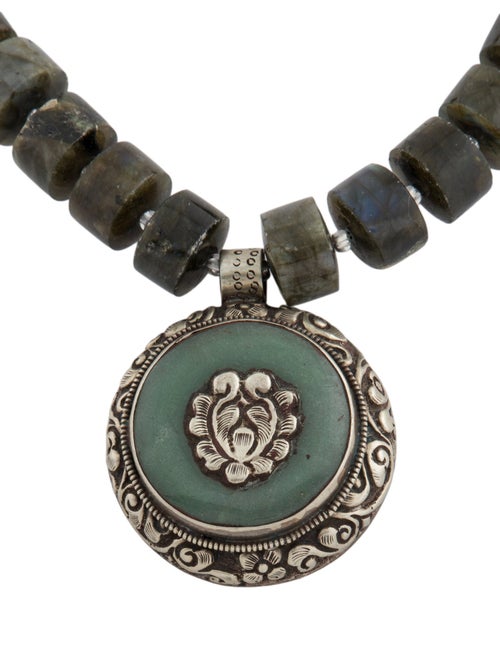 Devon Leigh Multistone Pendant Necklace