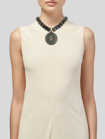 Devon Leigh Multistone Pendant Necklace