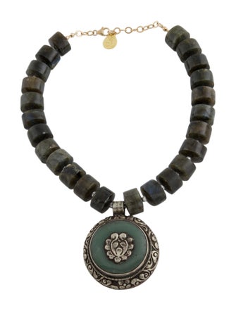 Devon Leigh Multistone Pendant Necklace