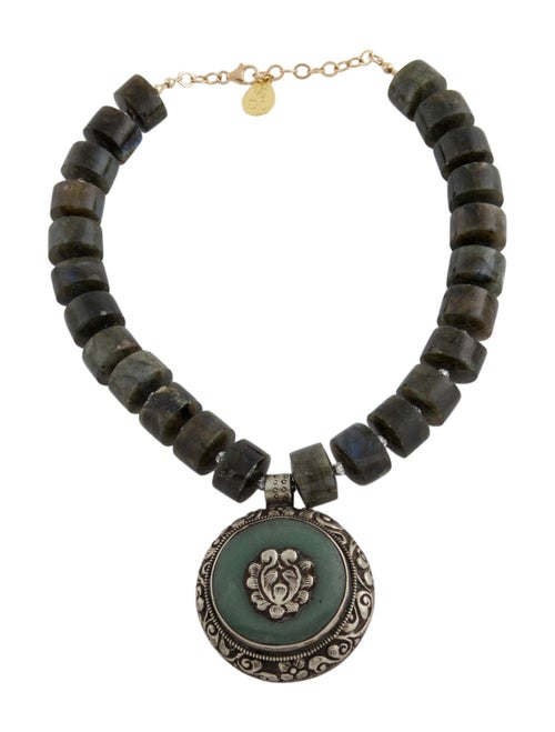 Devon Leigh Multistone Pendant Necklace