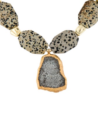 Devon Leigh Multicolor Stone Pendant Necklace