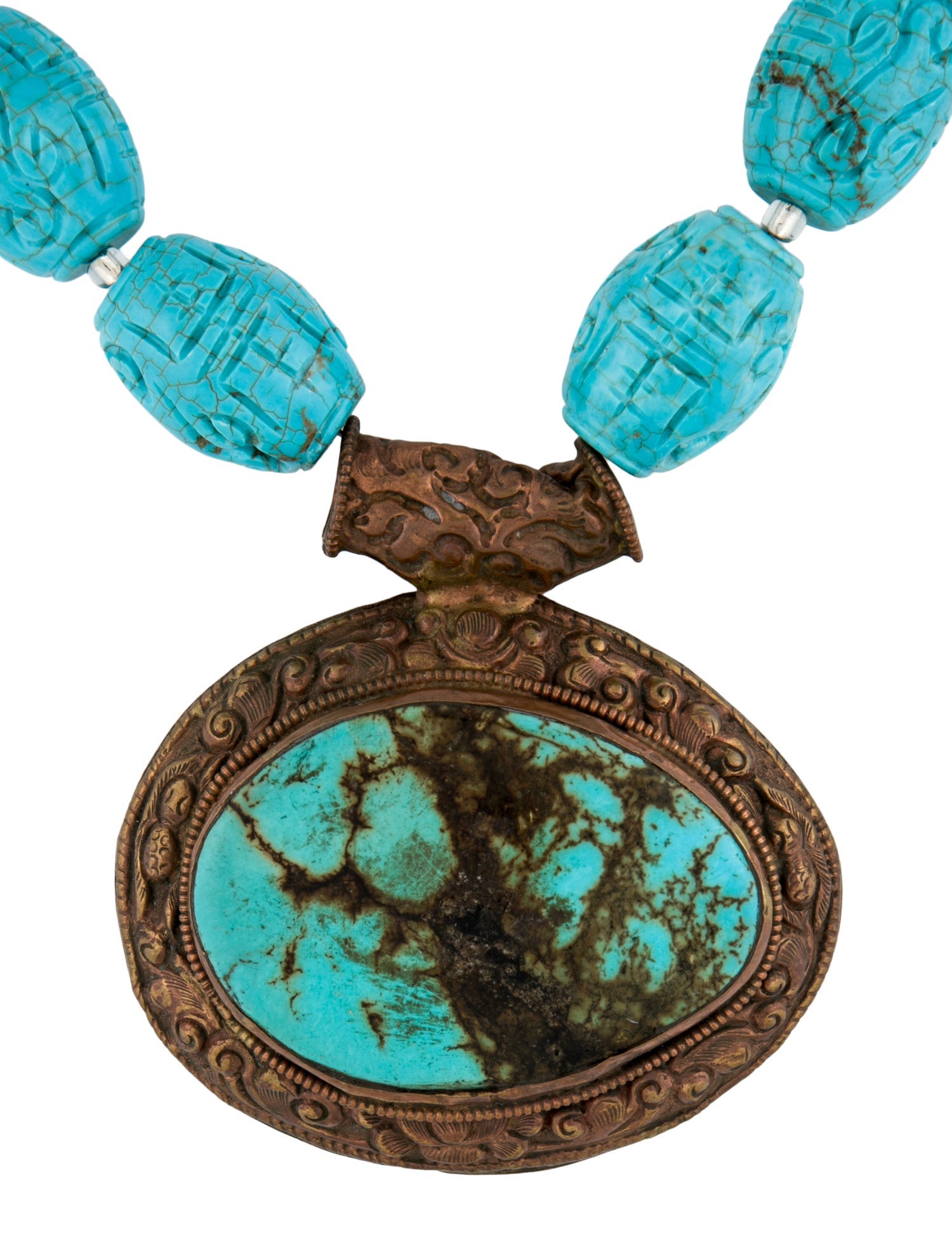 Devon Leigh Bead Strand Pendant Necklace