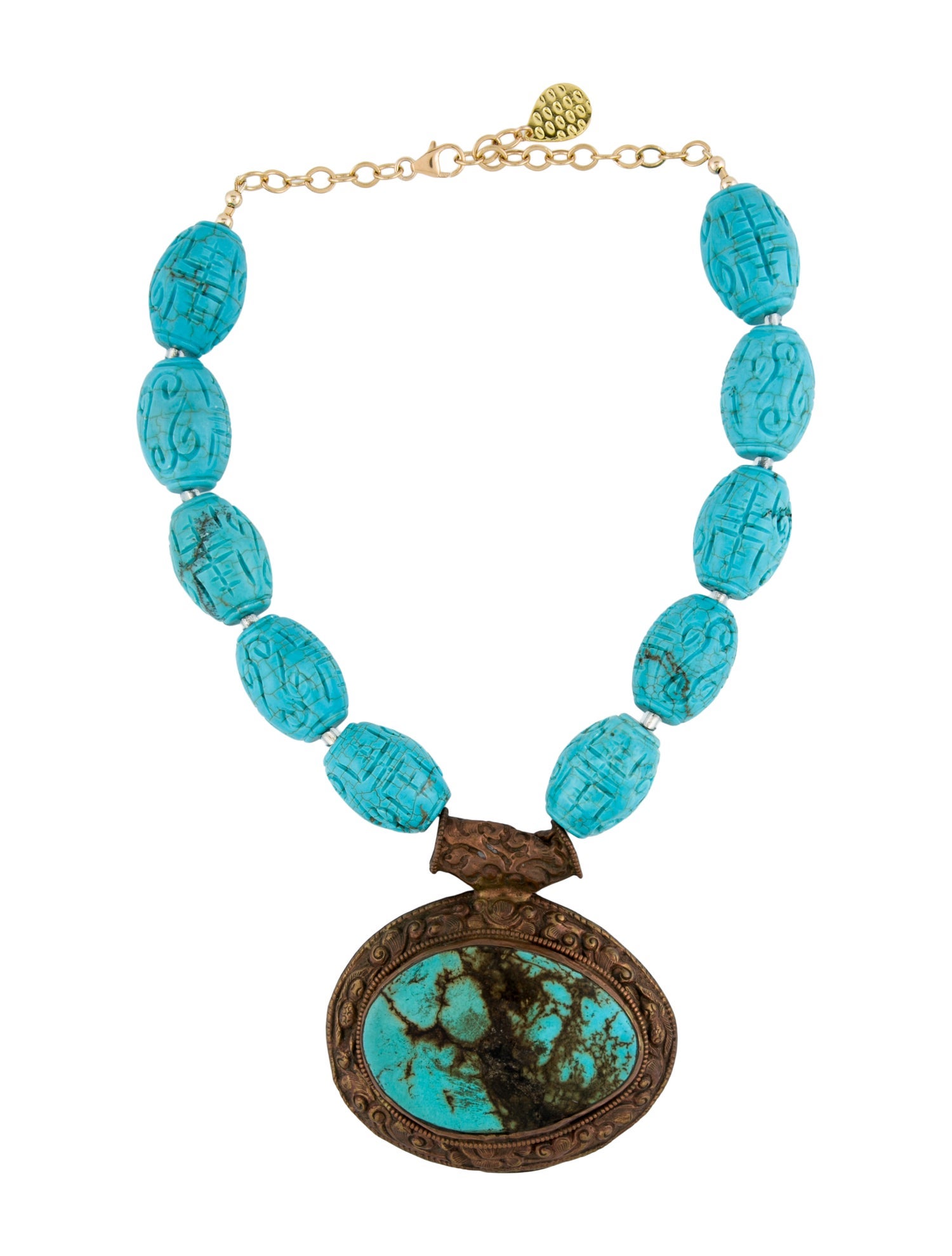 Devon Leigh Bead Strand Pendant Necklace