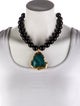 Devon Leigh Multicolor Stone Beaded Pendant Necklace