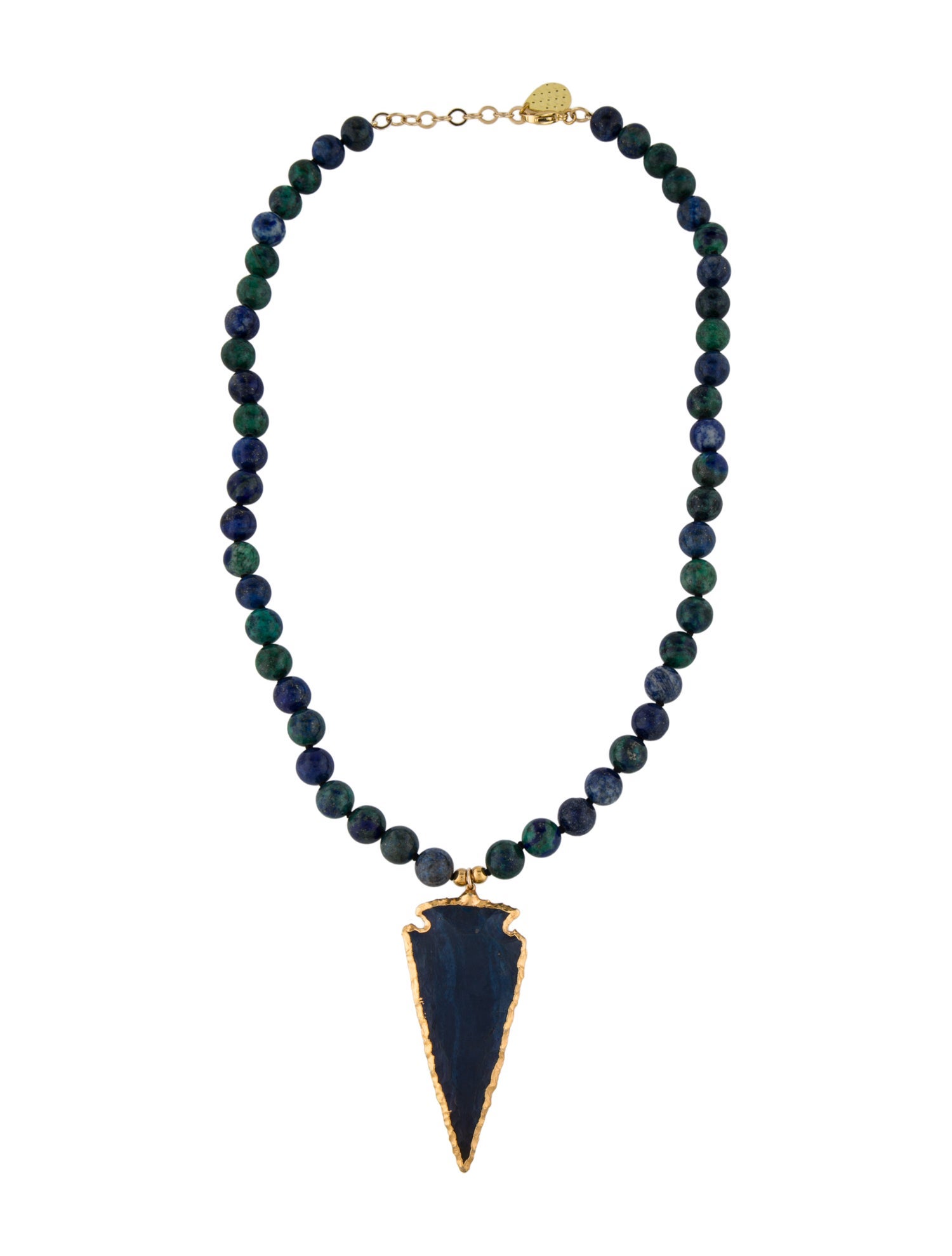 Devon Leigh Stone Arrowhead Bead Pendant Necklace