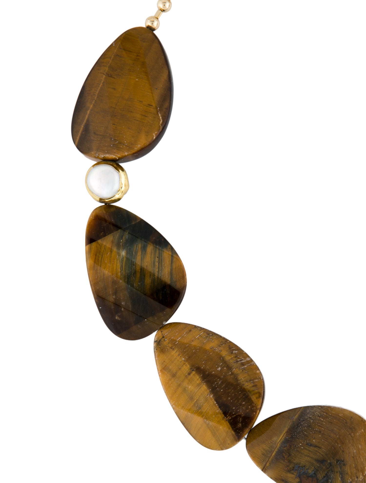 Devon Leigh Pearl & Stone Collar Necklace