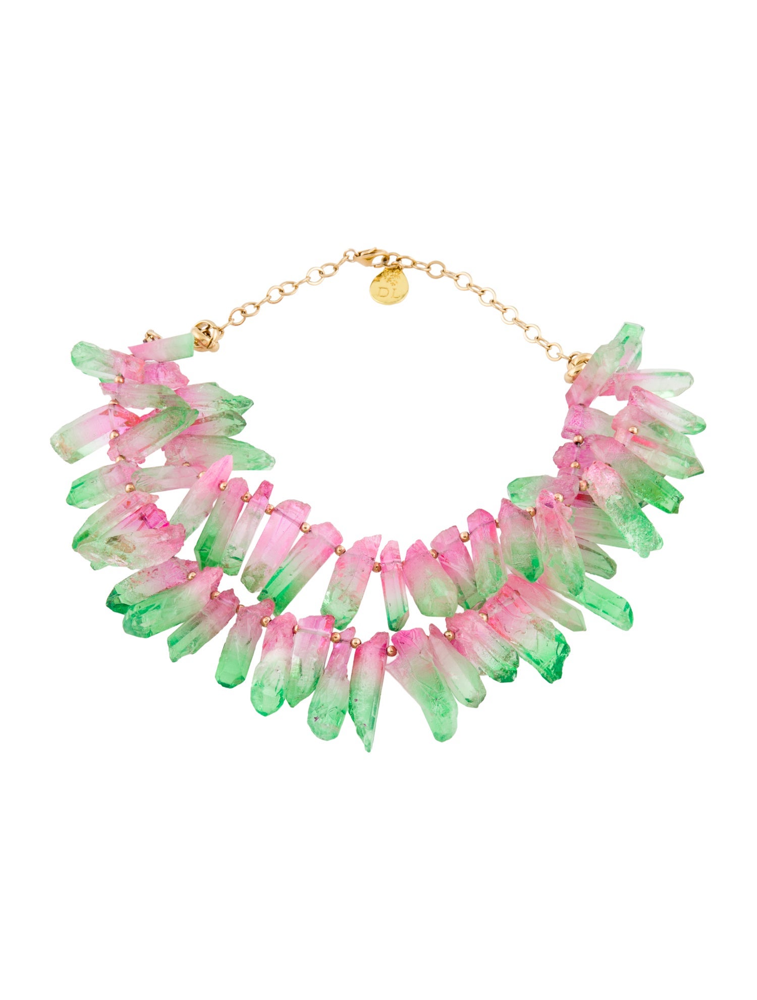 Devon Leigh Stone Multistrand Necklace