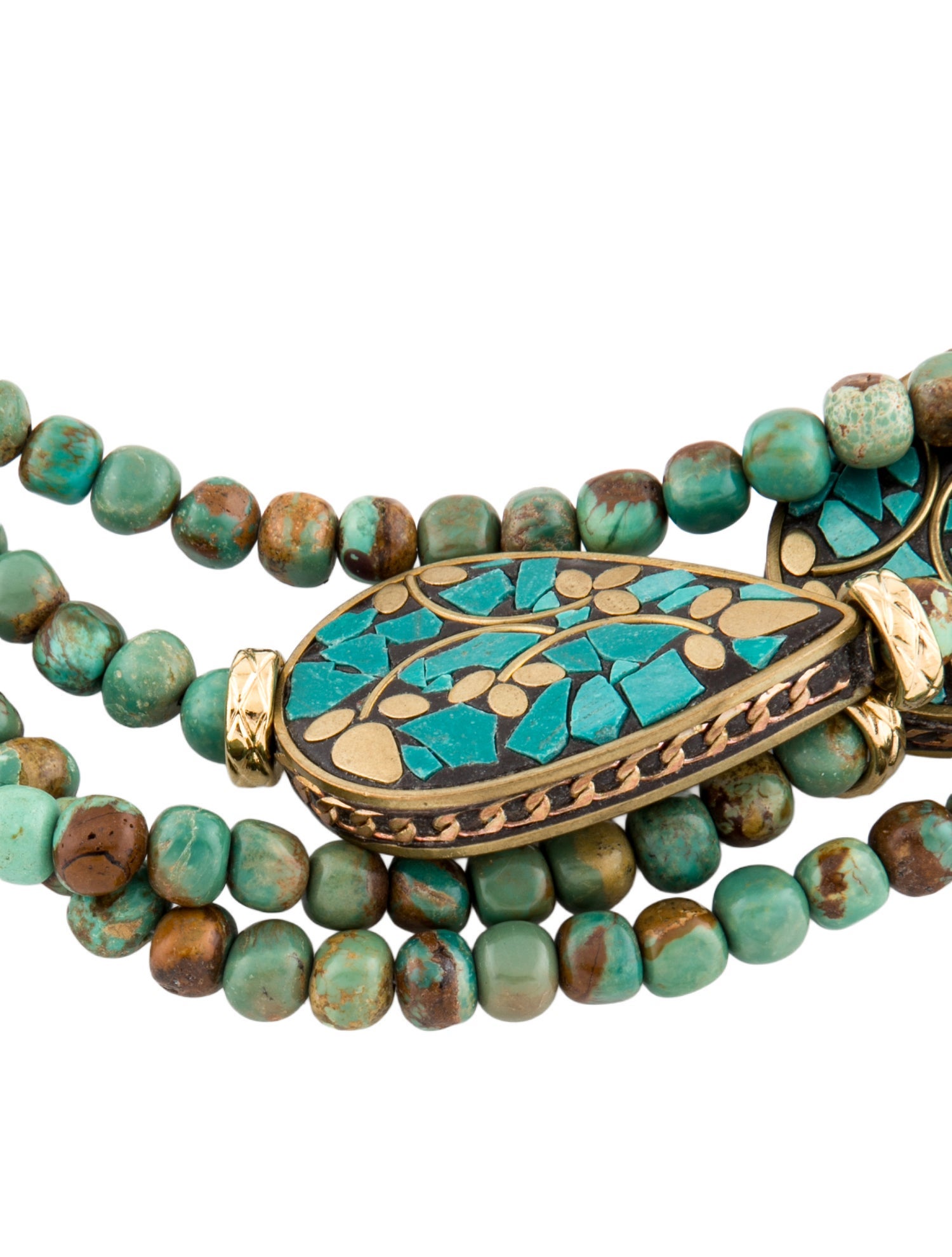 Devon Leigh Stone Multistrand Necklace